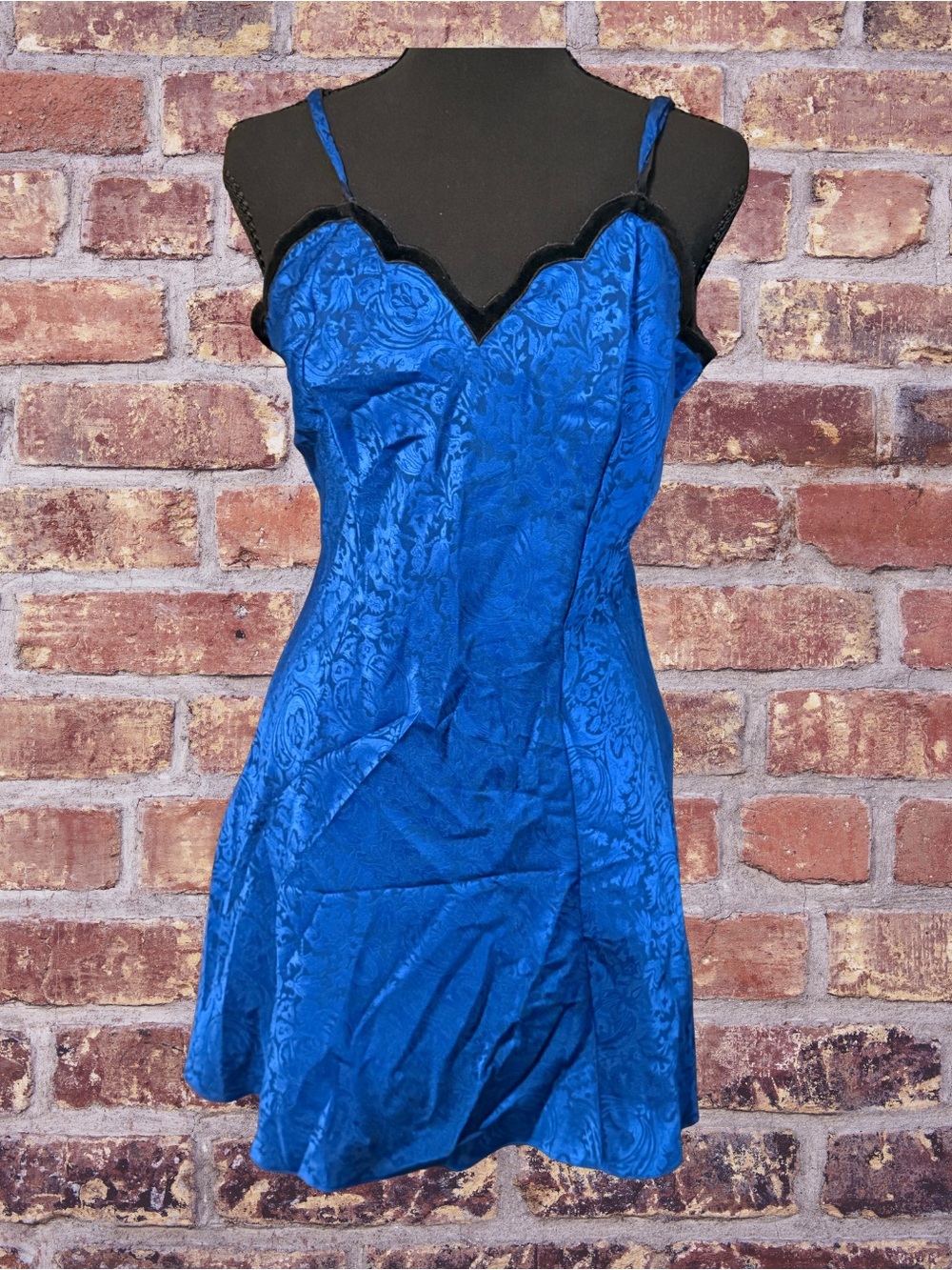 Victoria’s Secret, GOLD TAG. Women's Blue Slip Dress - Unbranded